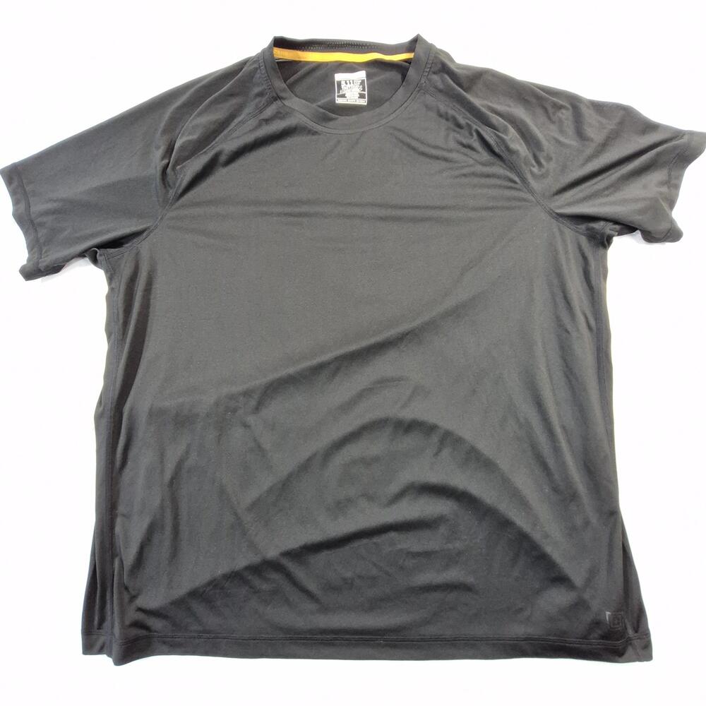 5.11 Tactical Shirt Mens 2XL Black Short Sleeve Performance T-Shirt Tee